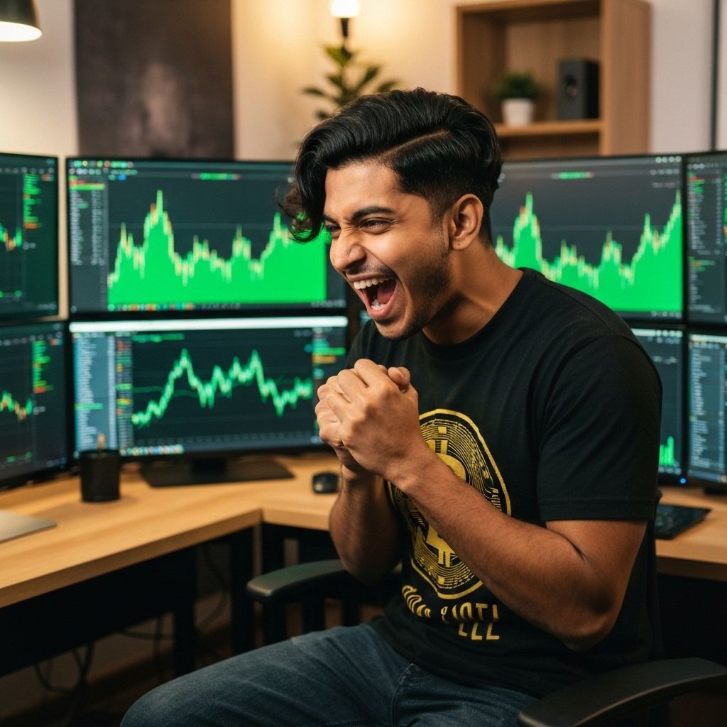 Successful Trader - Celebrating Wins